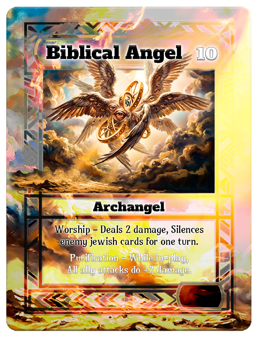 Biblical Angel card art