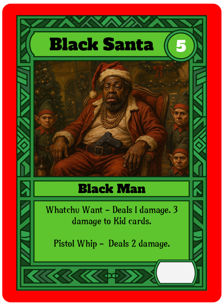 black santa