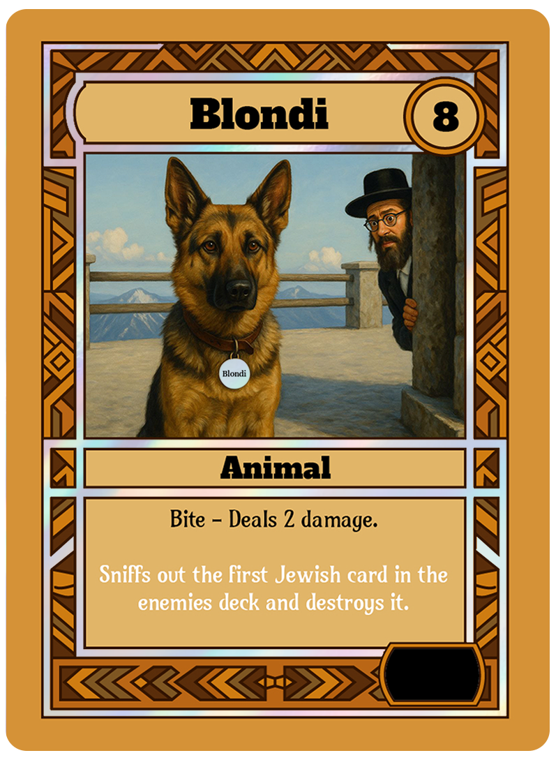Blondi card art