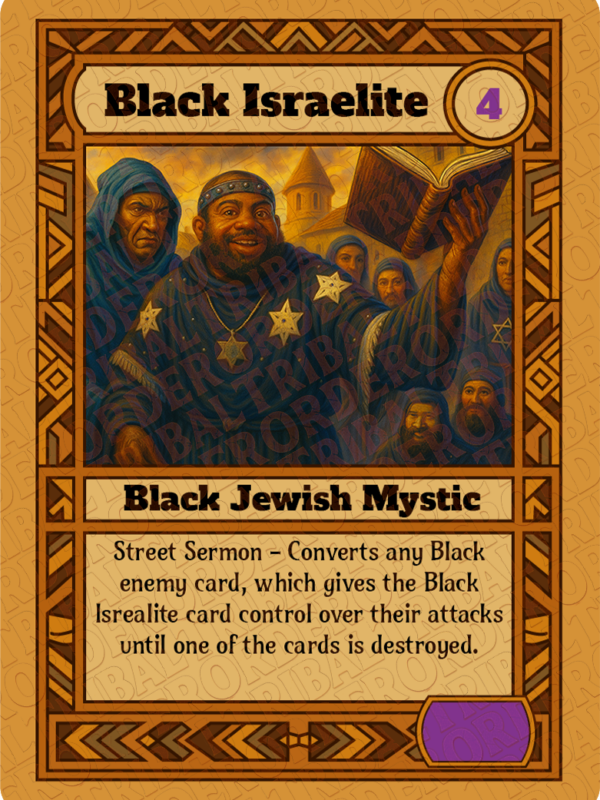 Black Israelite card art