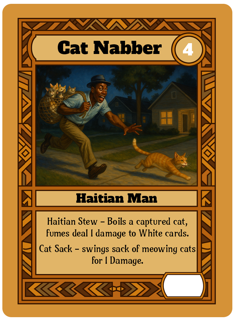 Cat Nabber card art
