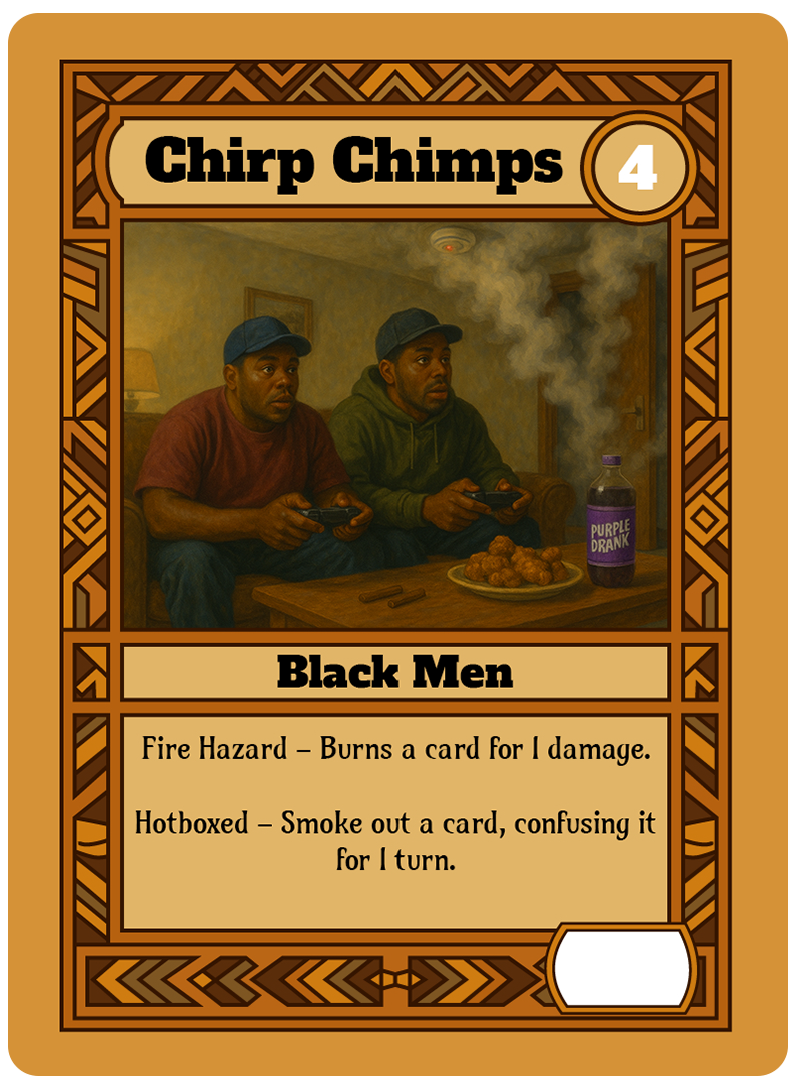 Chirp Chimps card art