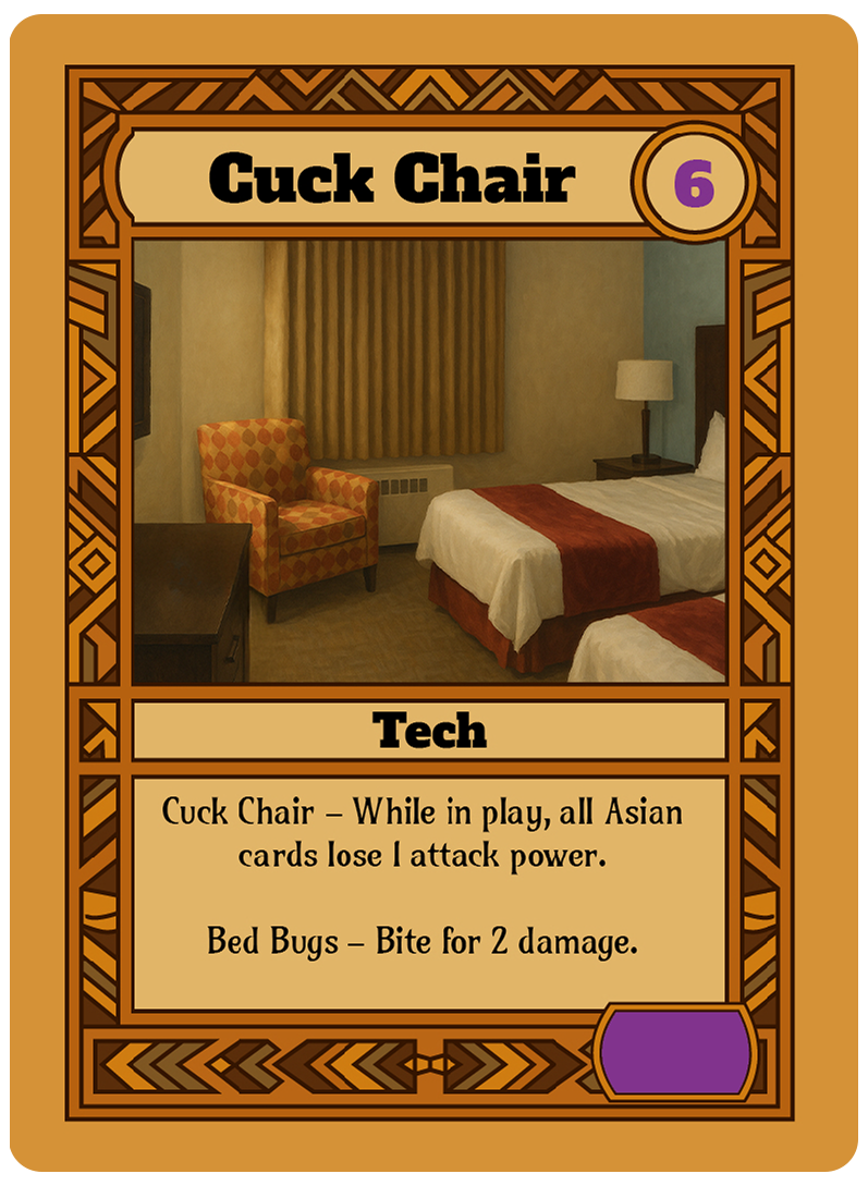 Cuck Chair card art
