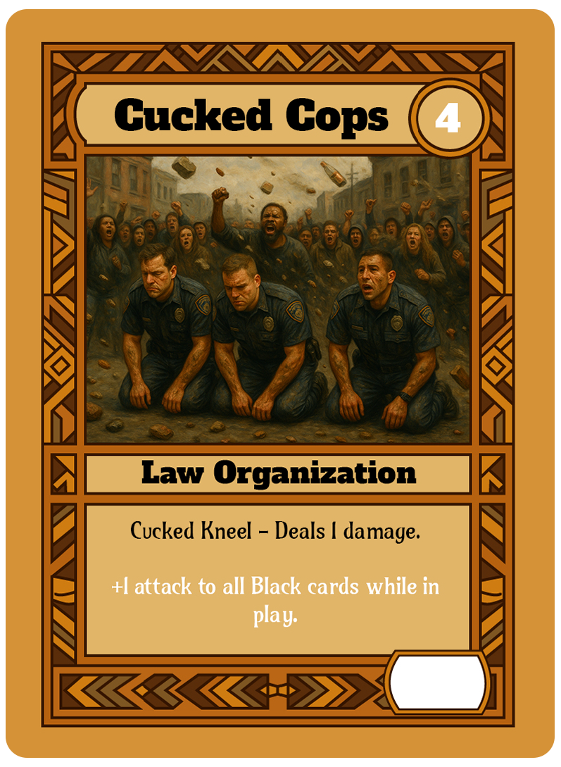 Cucked Cops card art