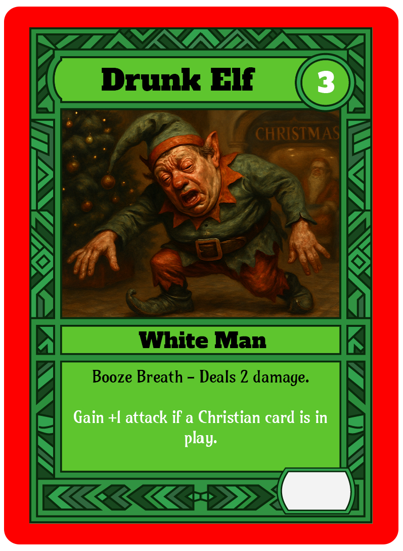 Drunk Elf card art