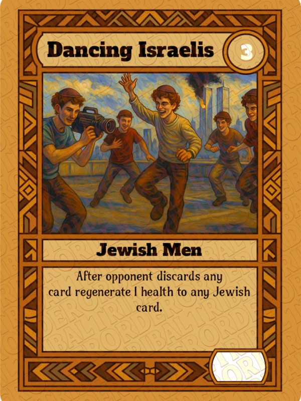 Dancing Israelis card art