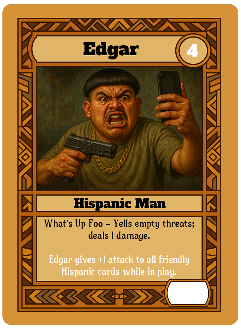 Edgar card art