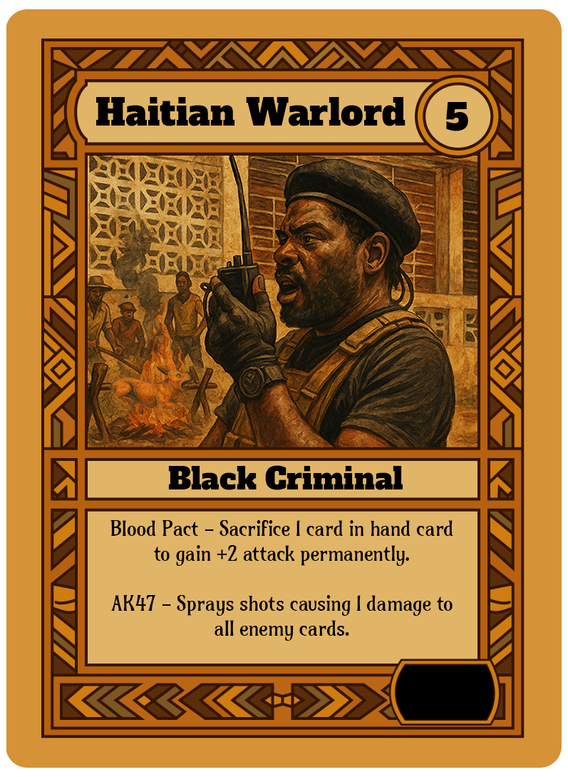 Haitian Warlord card art