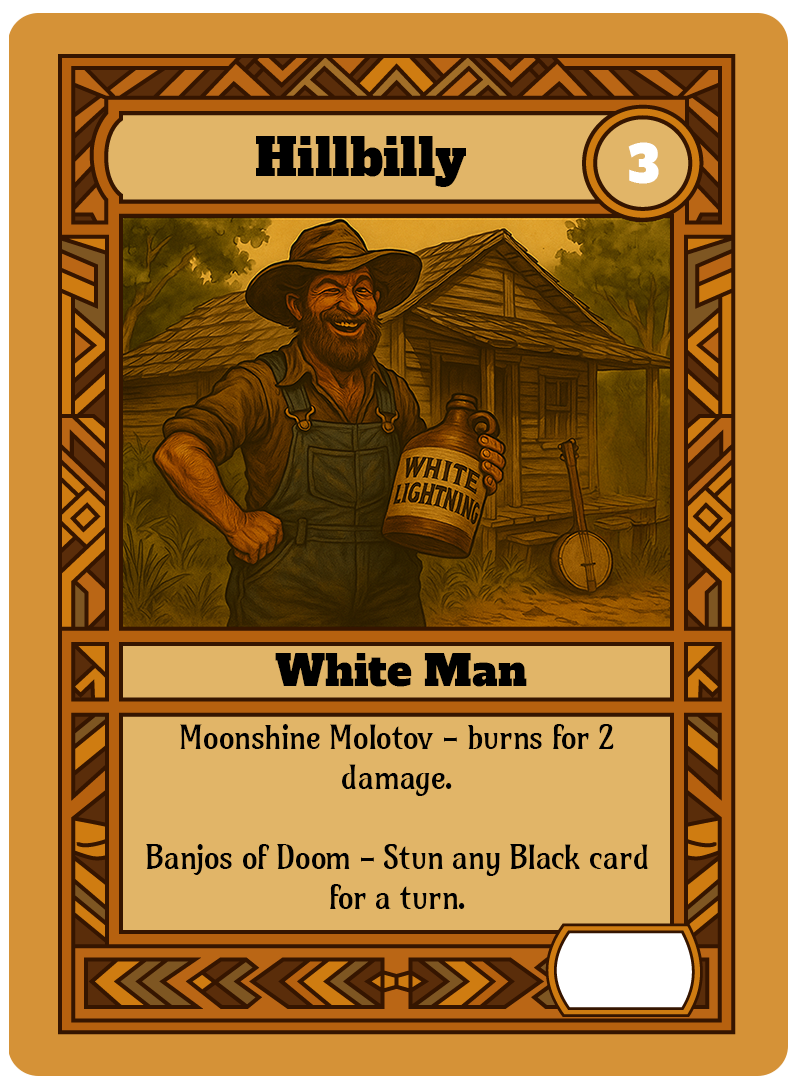Hillbilly card art