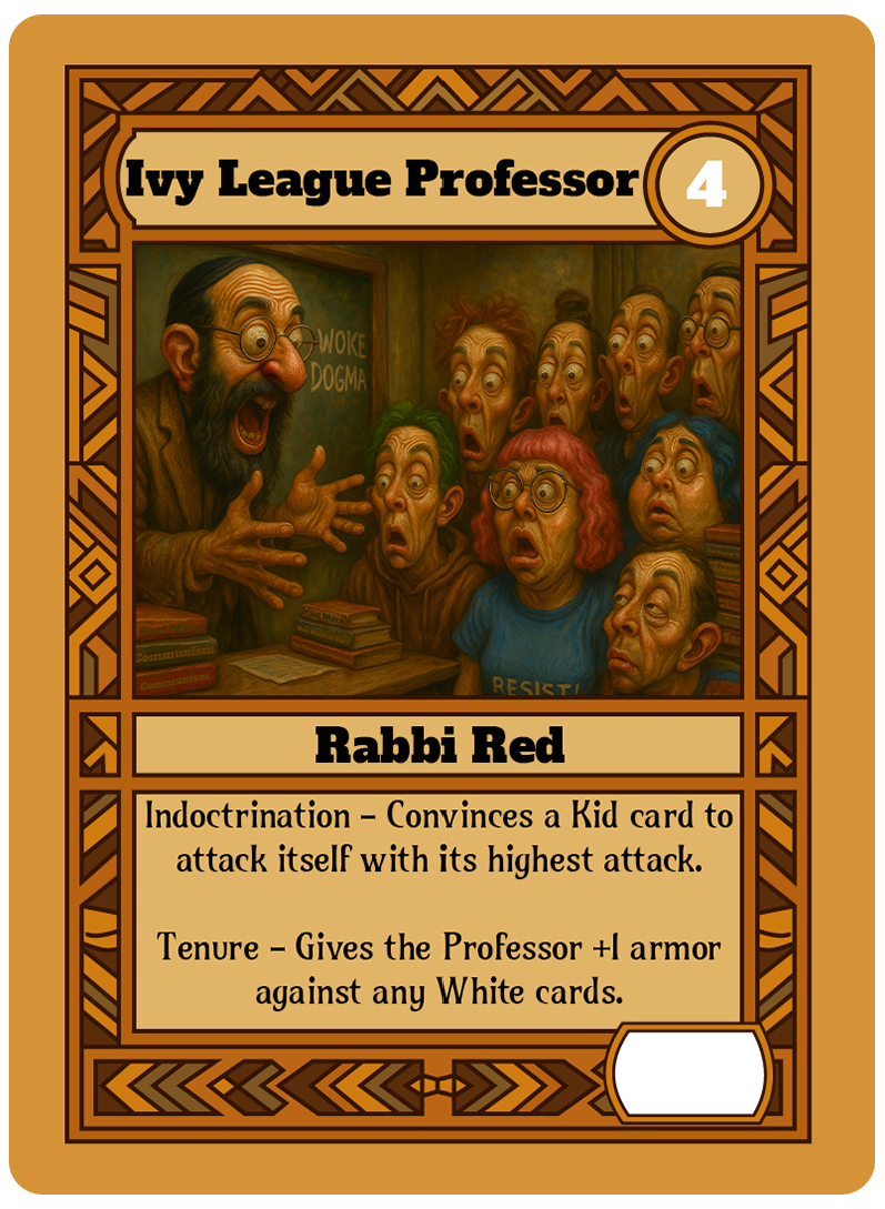 Ivy League Professor card art