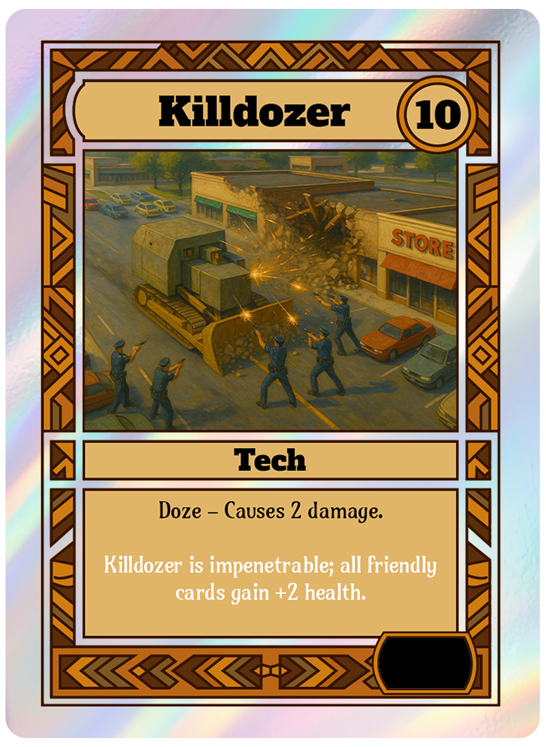 Killdozer card art