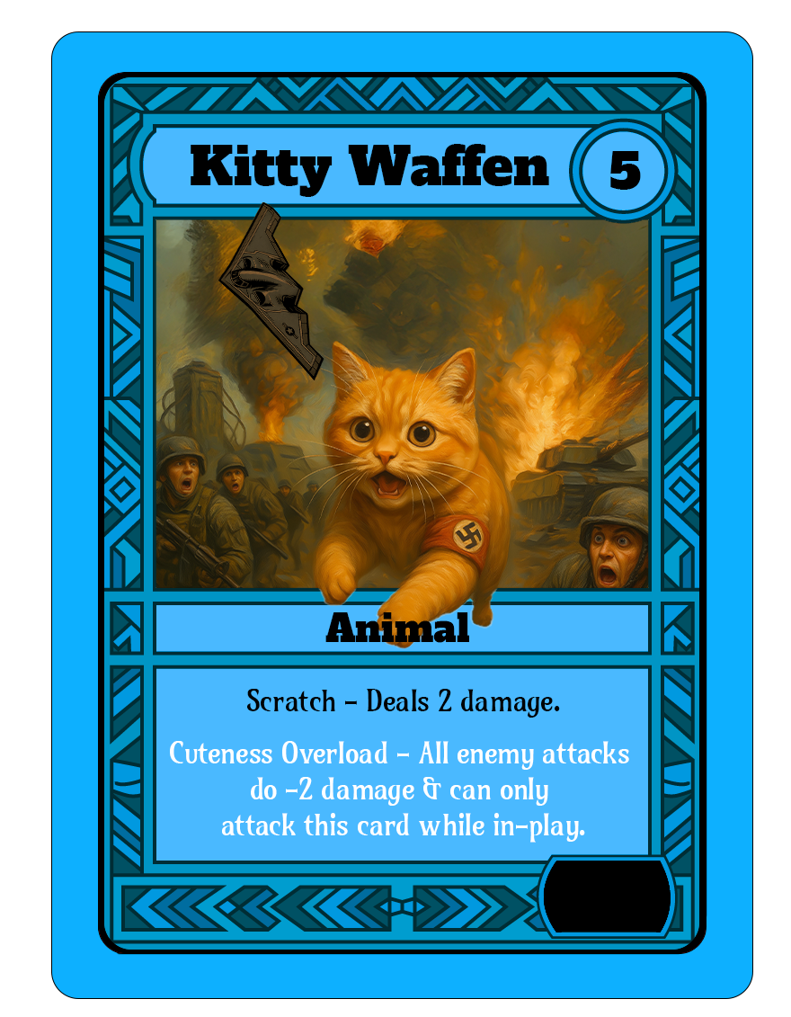 Kitty Waffen card art
