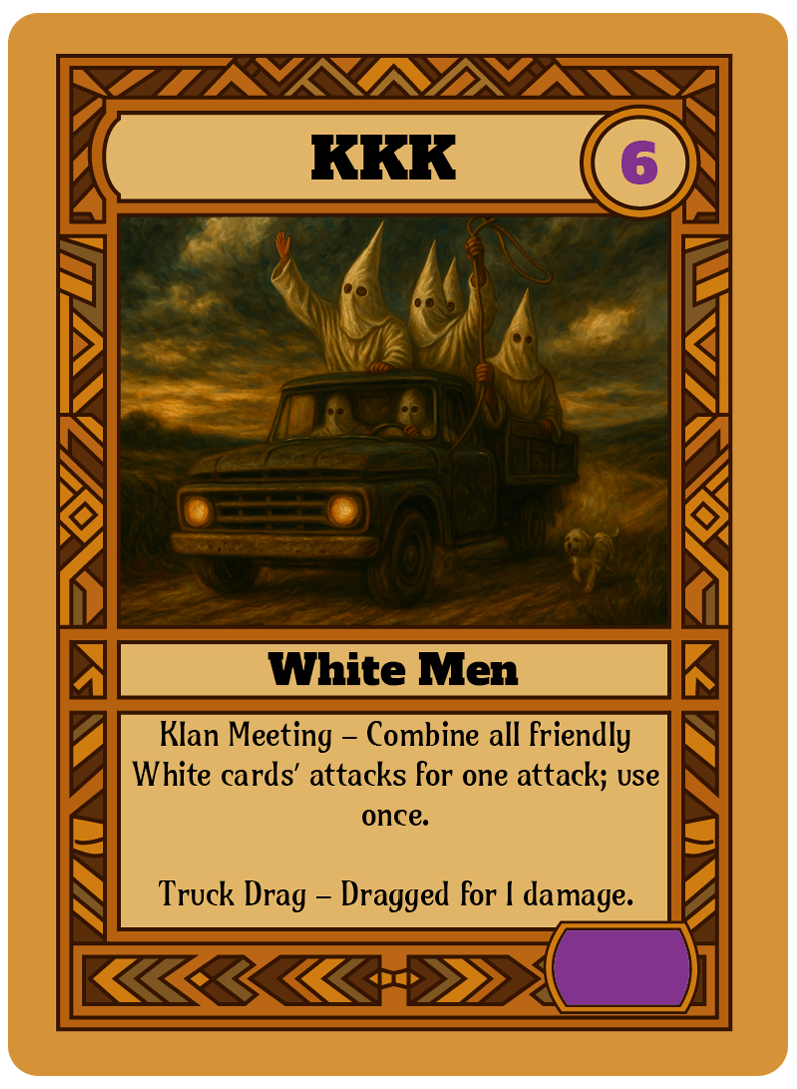 KKK card art
