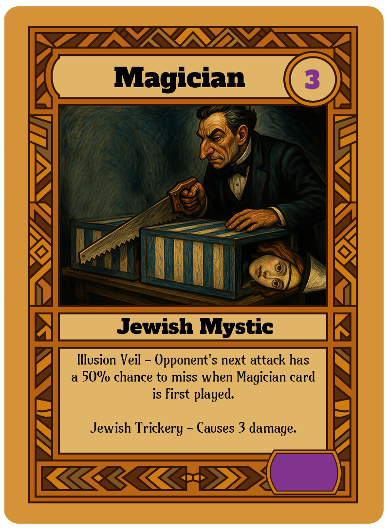 Magician card art