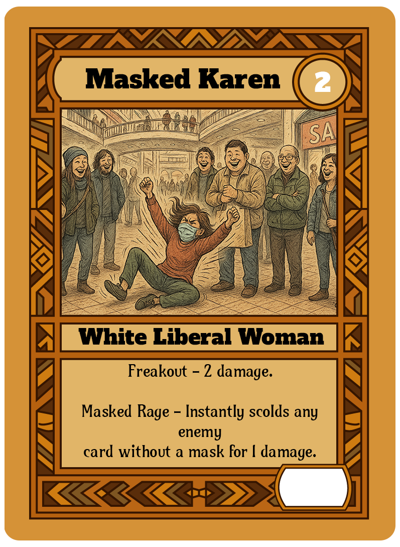 Masked Karen card art