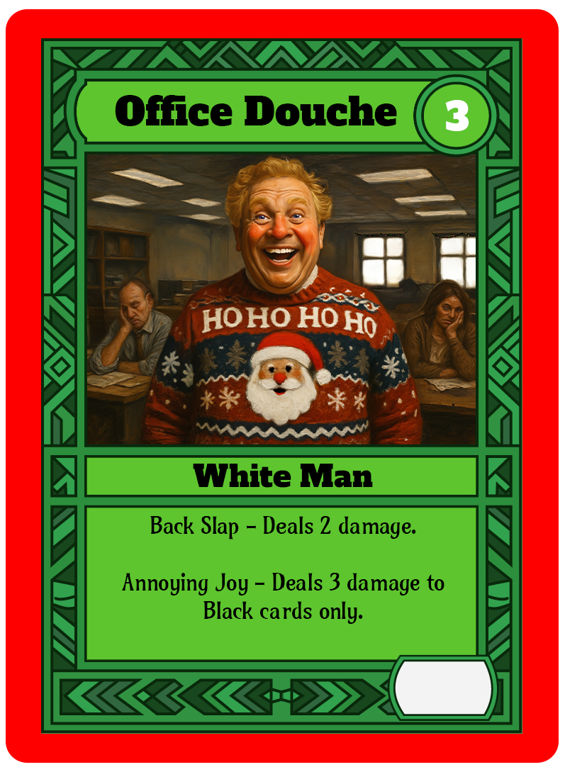 Office Douche card art