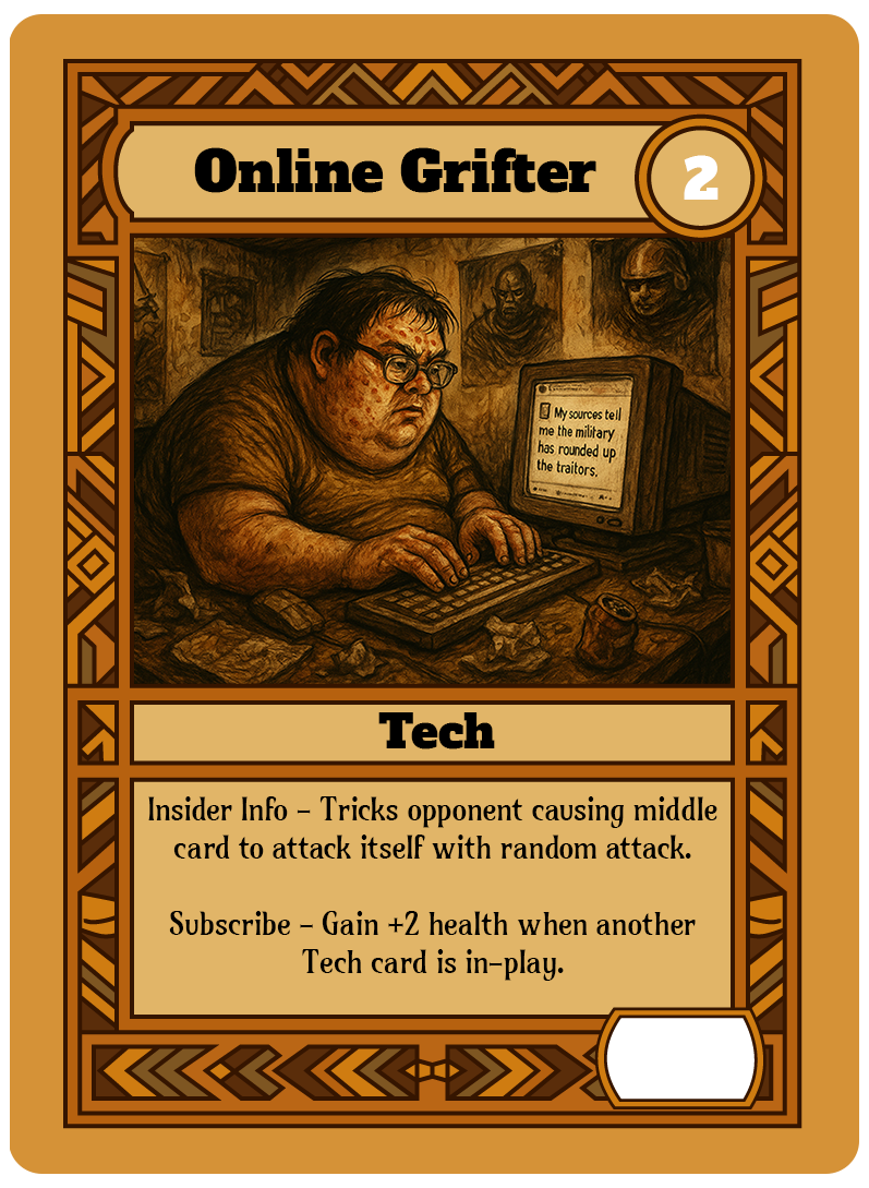 Online Grifter card art
