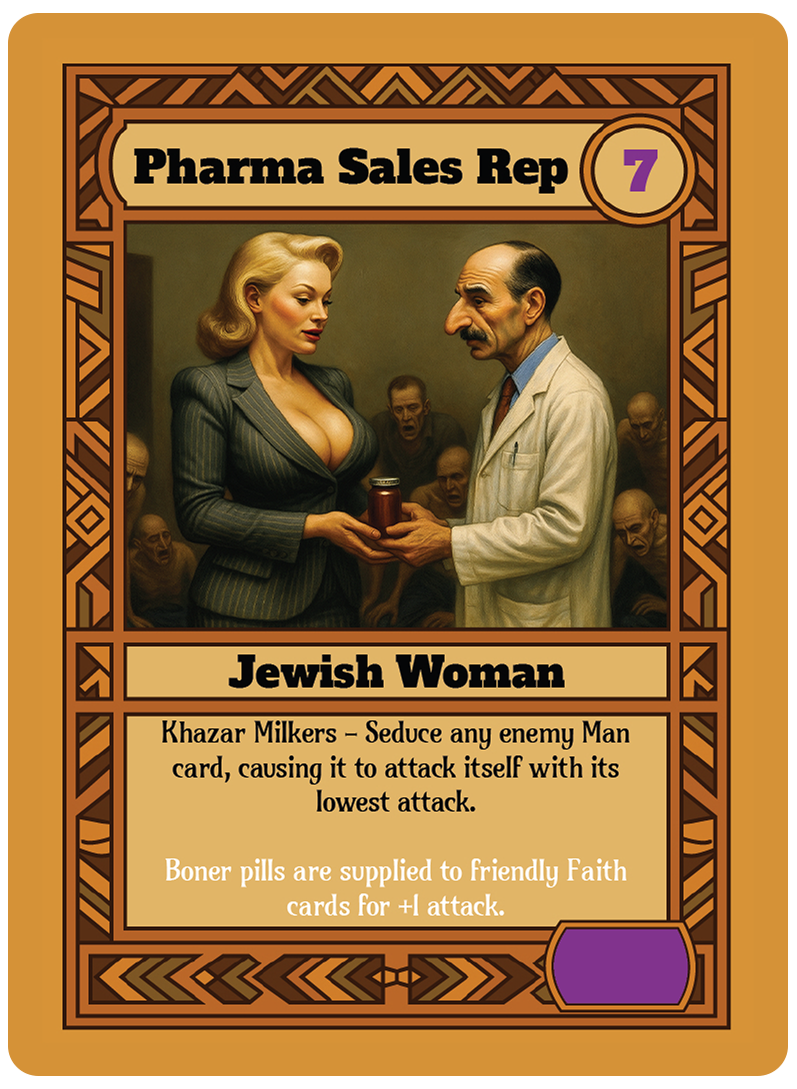 Pharma Sales Rep card art