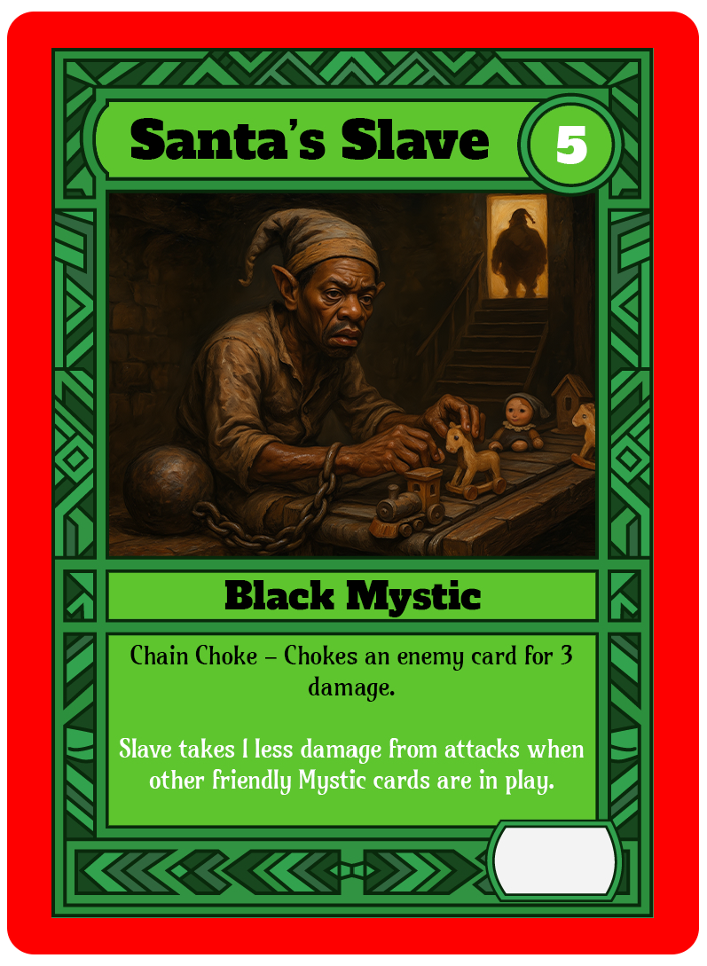 Santa’s Slave card art