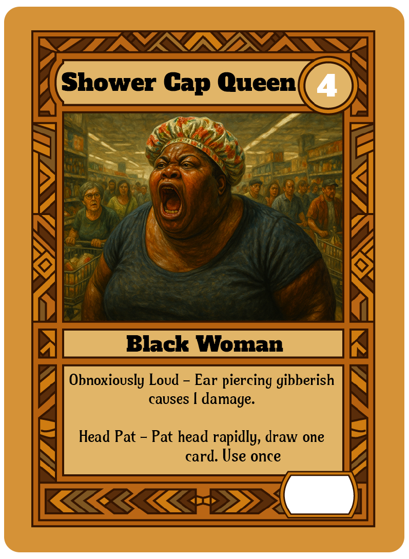 Shower Cap Queen card art