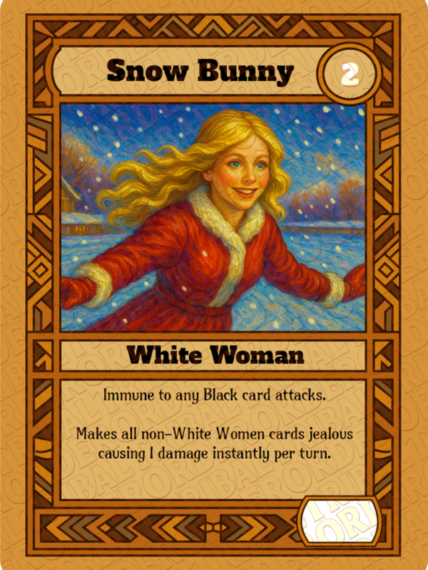 Snow Bunny card art