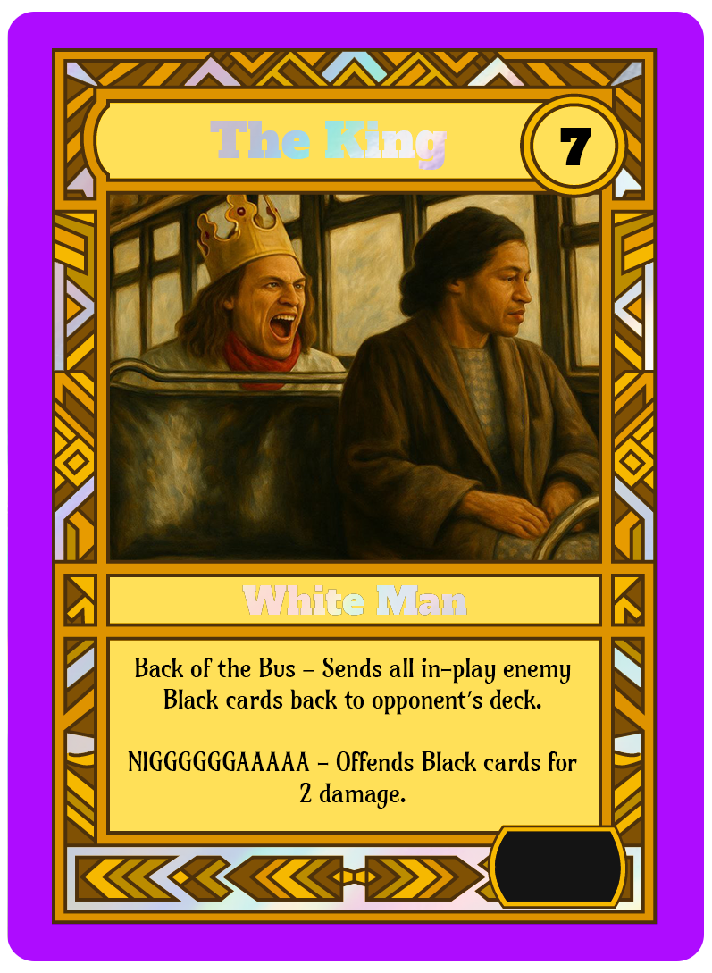 The King card art