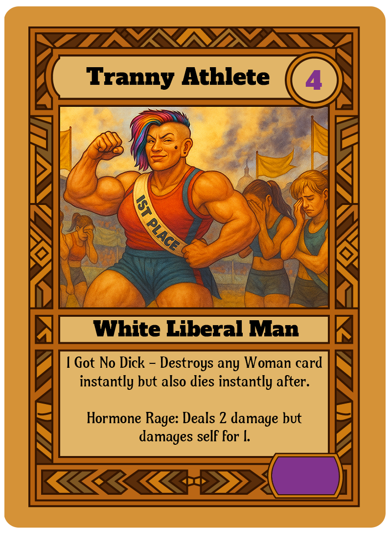 Tranny Athlete card art