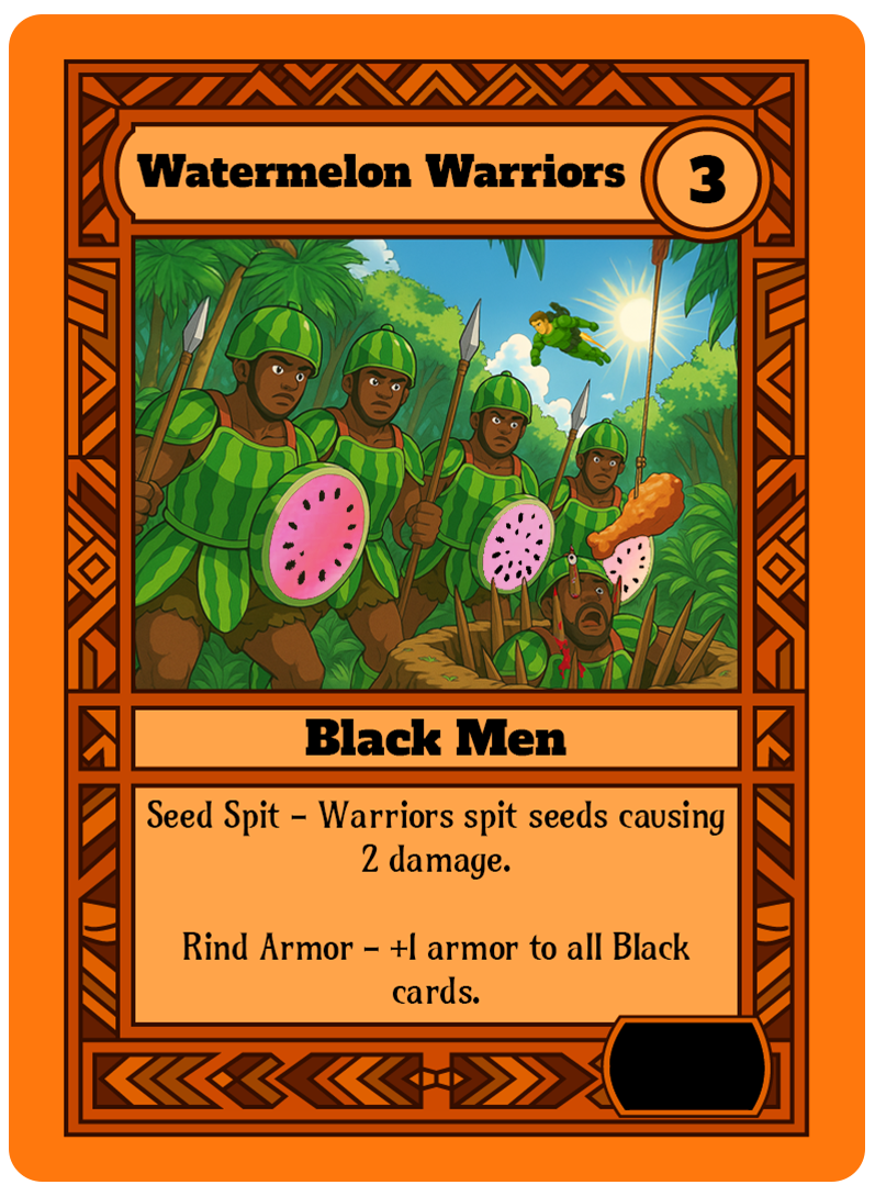 Watermelon Warriors card art