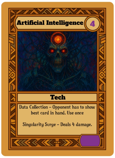 Artificial Intelligence card art
