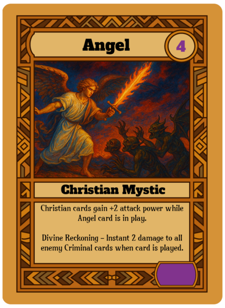 Angel card art