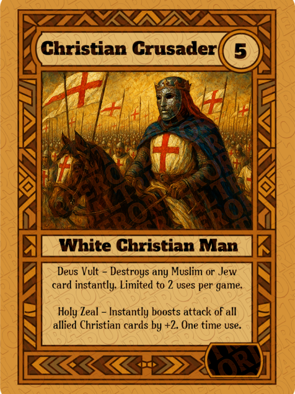 Christian Crusader card art