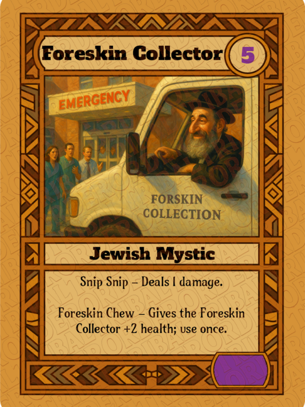 Foreskin Collector card art