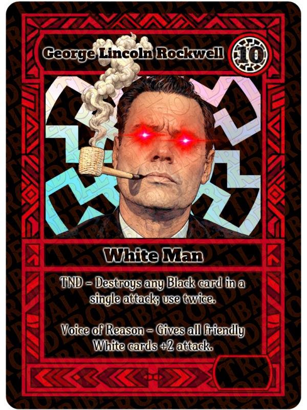 George Lincoln Rockwell card art