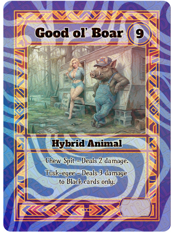 Good ol’ Boar card art