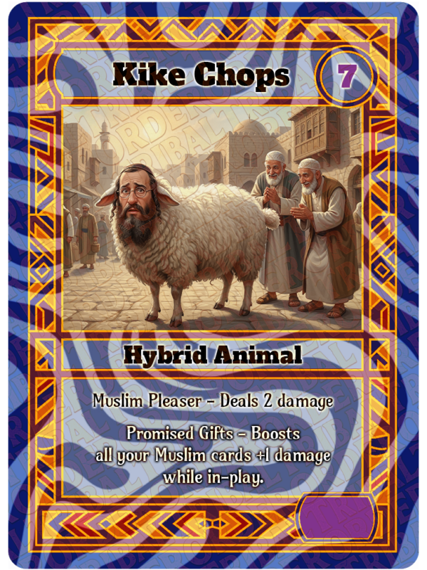 Kike Chops card art