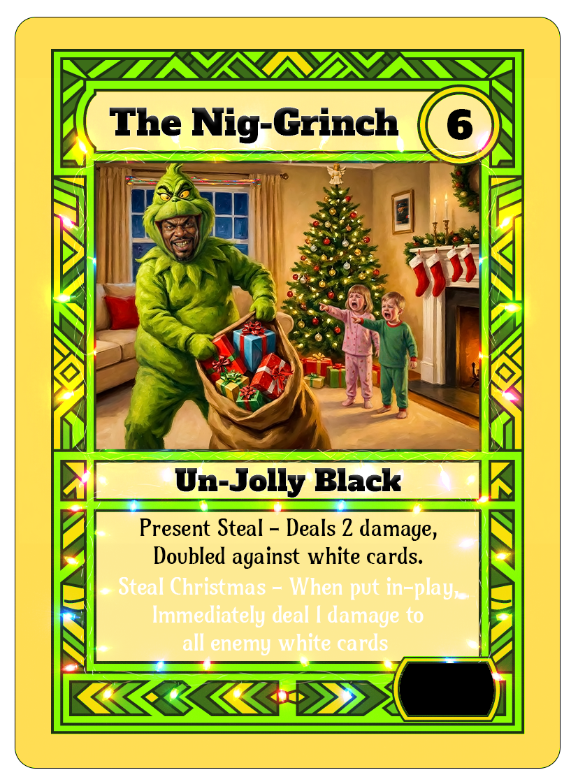 The Nig-Grinch card art