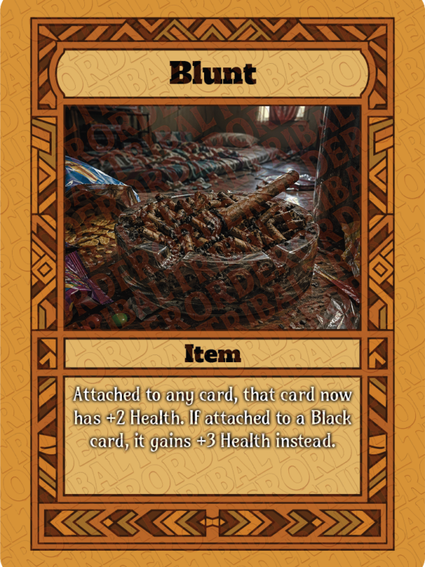 Blunt card art