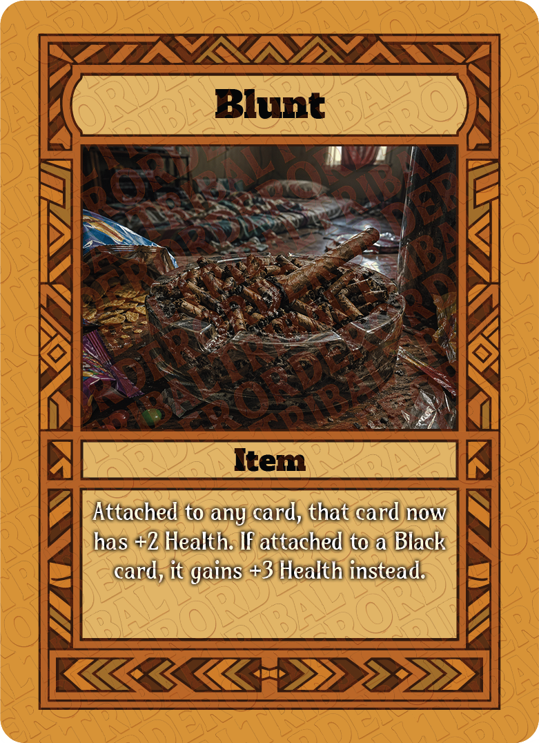 Blunt card art