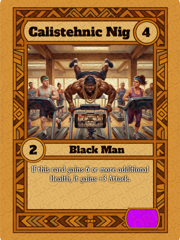 Calistehnic Nig card art