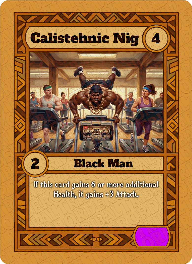 Calistehnic Nig card art