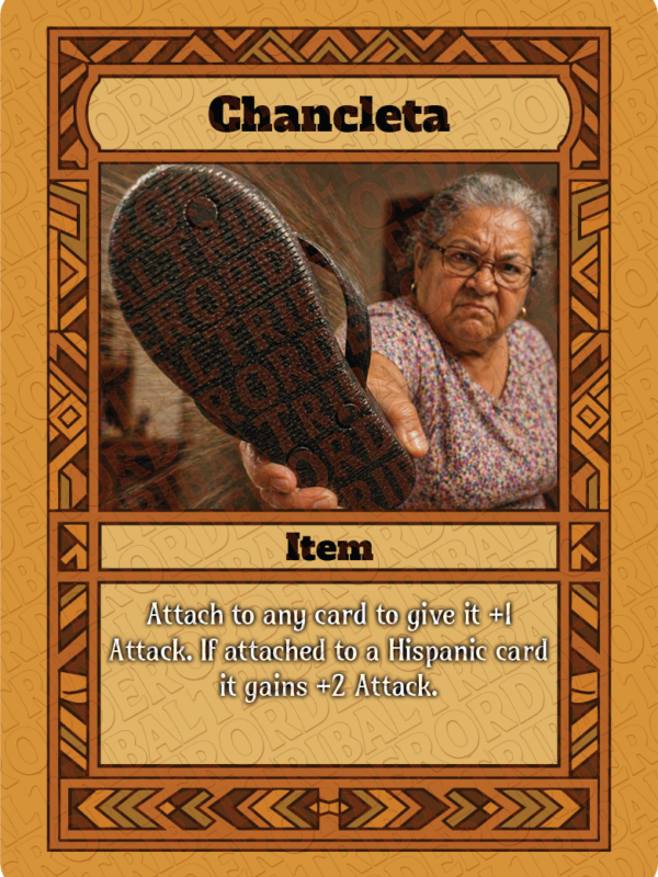 Chancleta card art
