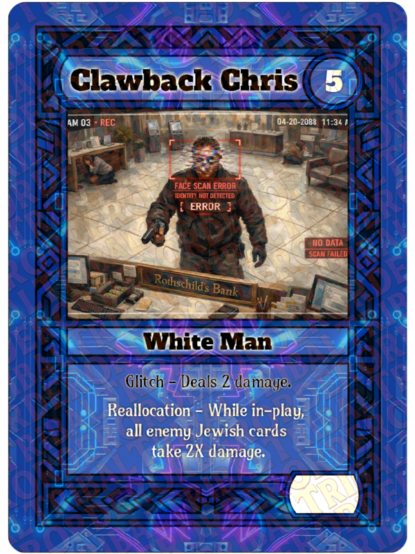 Clawback Chris card art