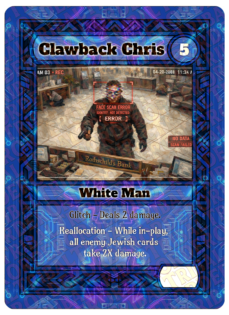 Clawback Chris card art