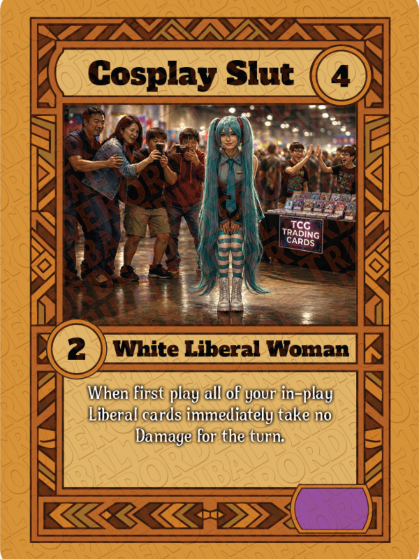 Cosplay Slut card art