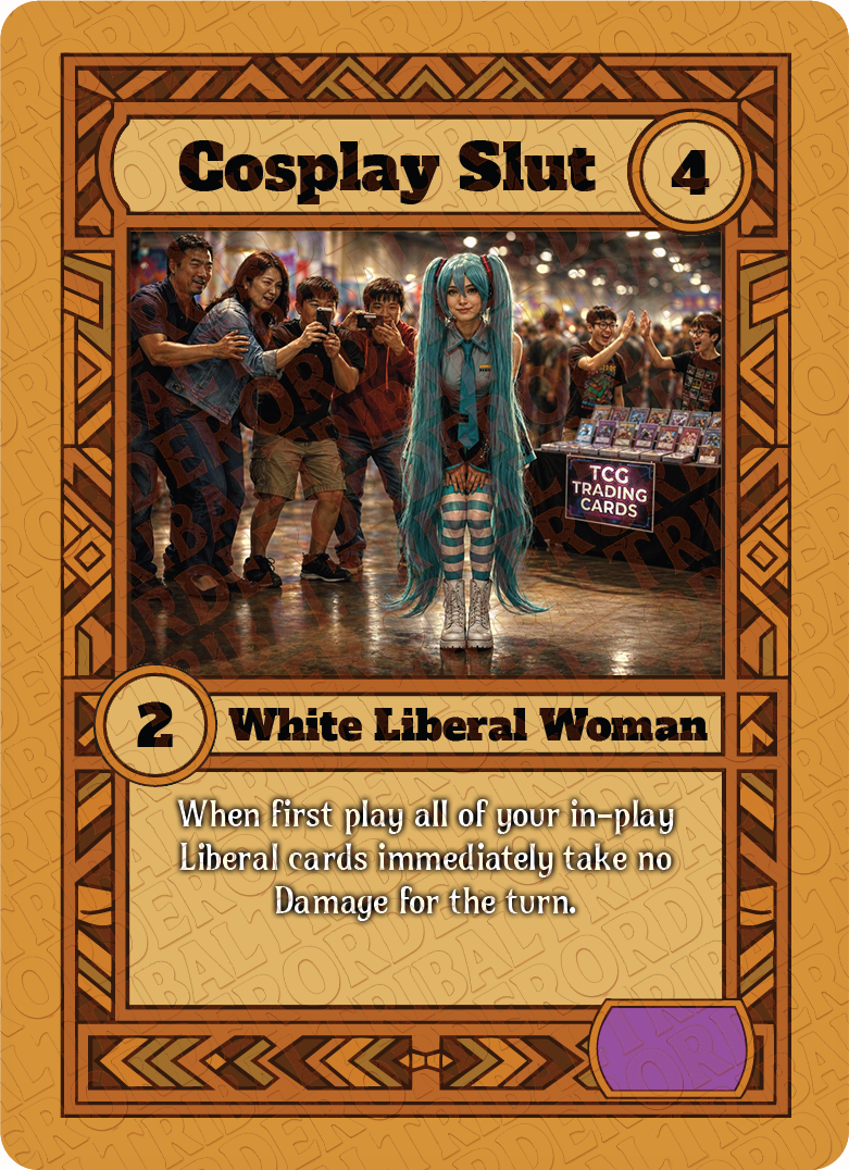 Cosplay Slut card art