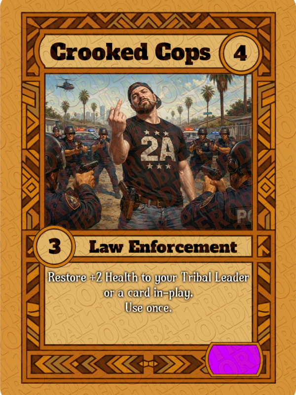 Crooked Cops card art