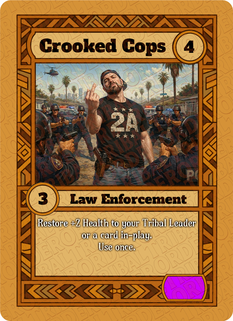 Crooked Cops card art