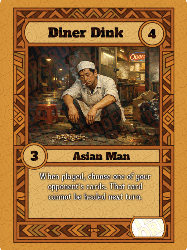 Diner Dink card art