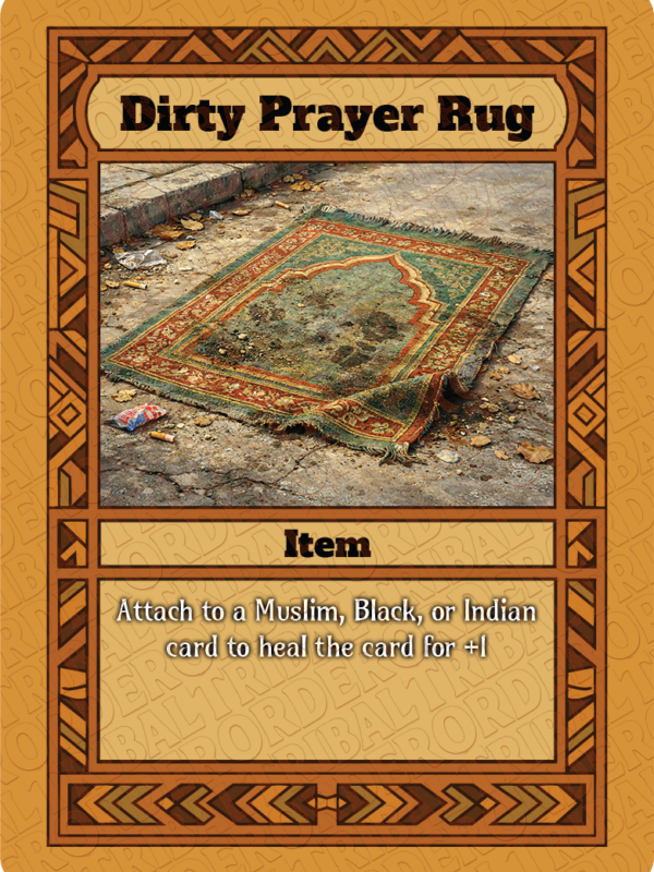 Dirty Prayer Rug card art