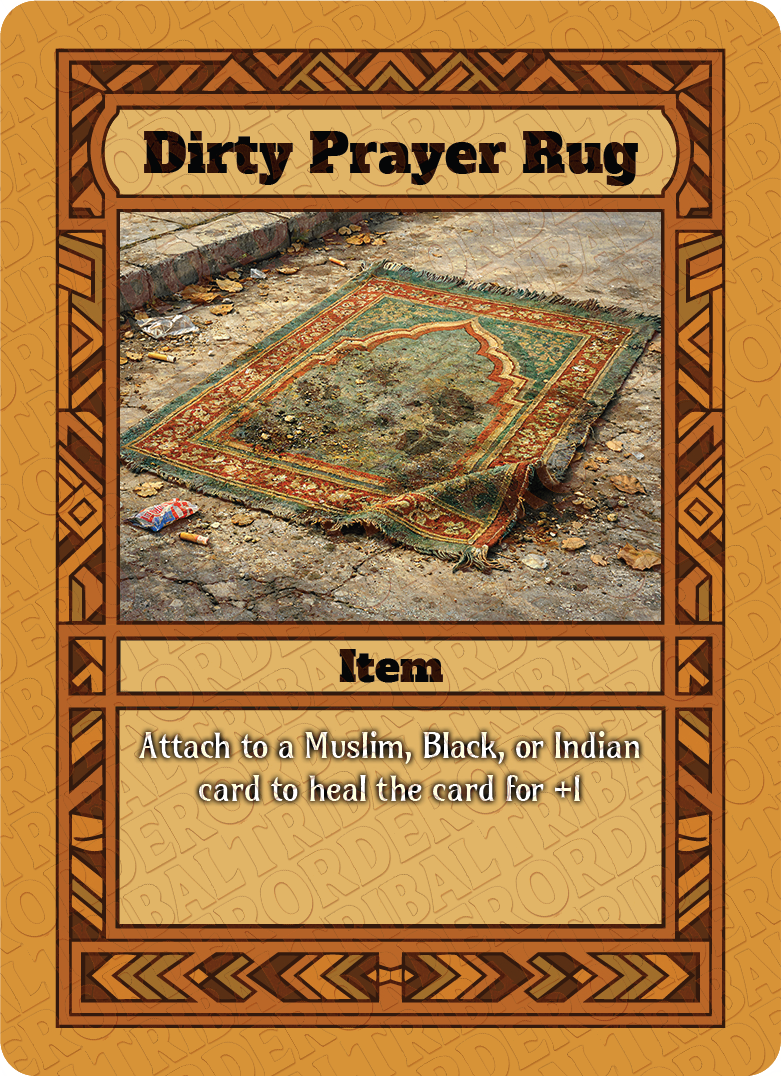Dirty Prayer Rug card art